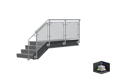 BEACON Wire Mesh 3D Rendering