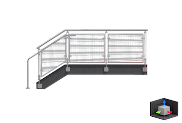 BLADE Wire Mesh 3D Rendering
