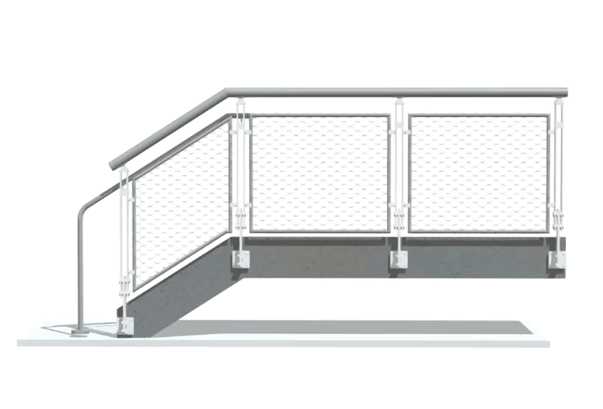 BLADE cablenet 3D rendering