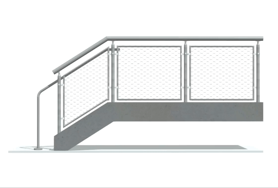 CIRCA cablenet 3D rendering