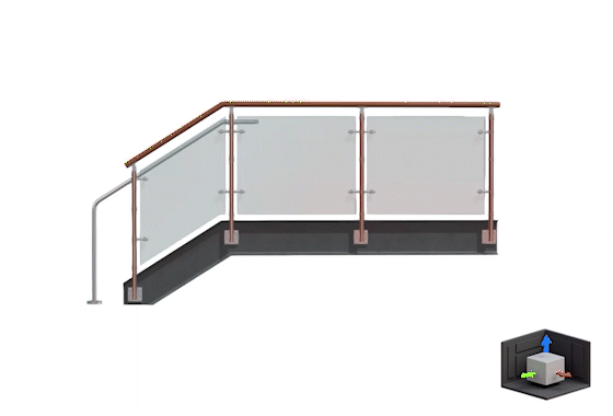 FIN Glass 3D Rendering