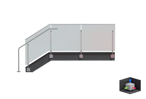 VORTEX Glass 3D Rendering